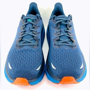 HOKA ONE ONE Men's CLIFTON 8 Size 12 OSVB Navy Blue Running Shoes Sneakers